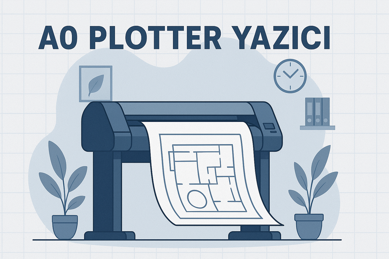 A0 Plotter Yazıcı Nedir? Teknik Baskılarda Neden Tercih Edilir?