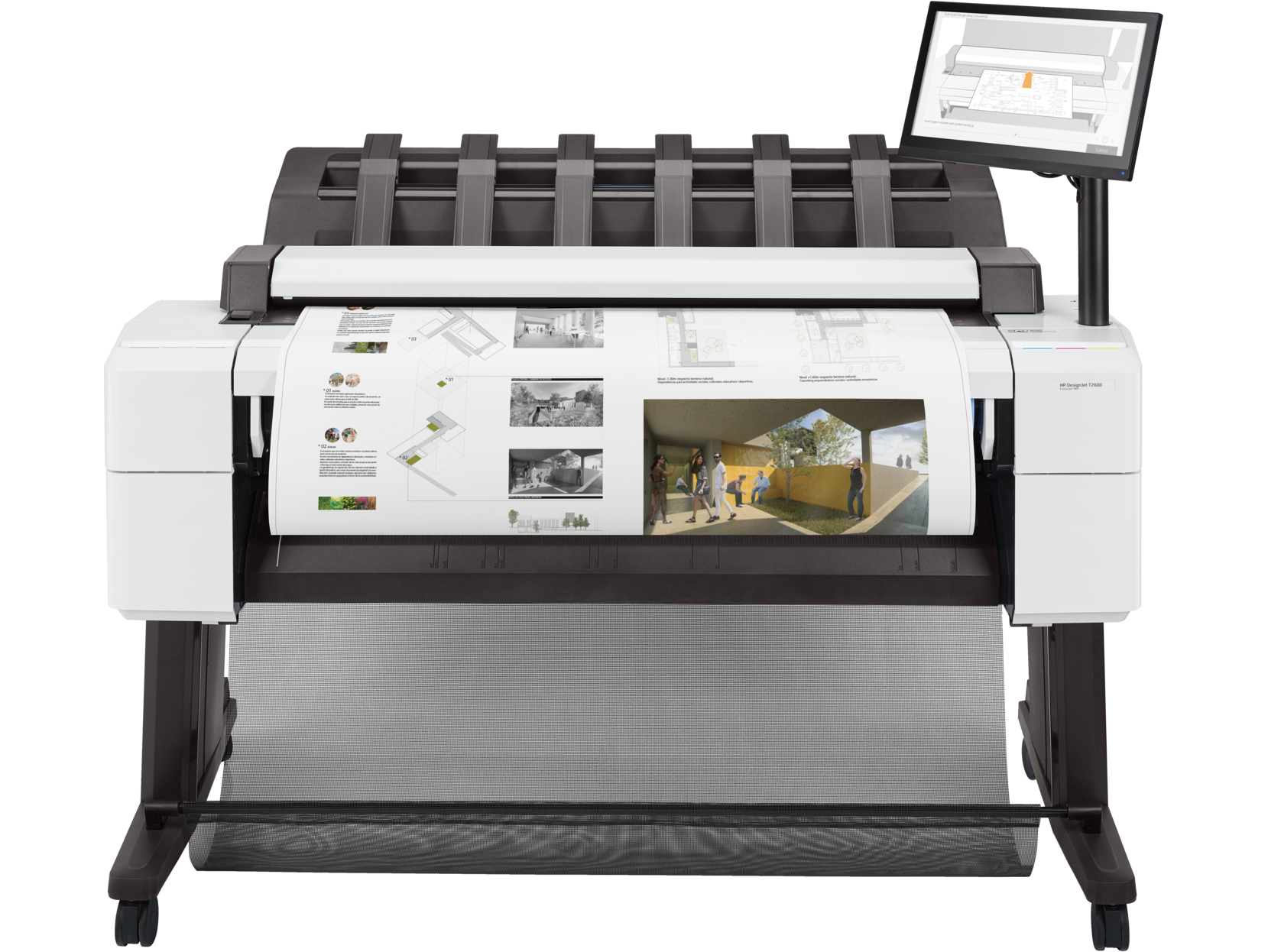 HP DesignJet T2600PS 90cm MFP Plotter Makinesi - 3XB78A