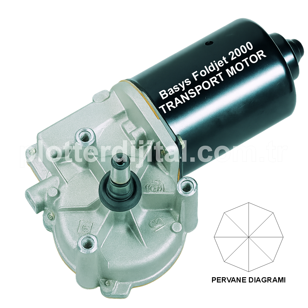 Basys Foldjet Katlama Makinesi Motoru Pervaneli Motor ( Transport Motor )