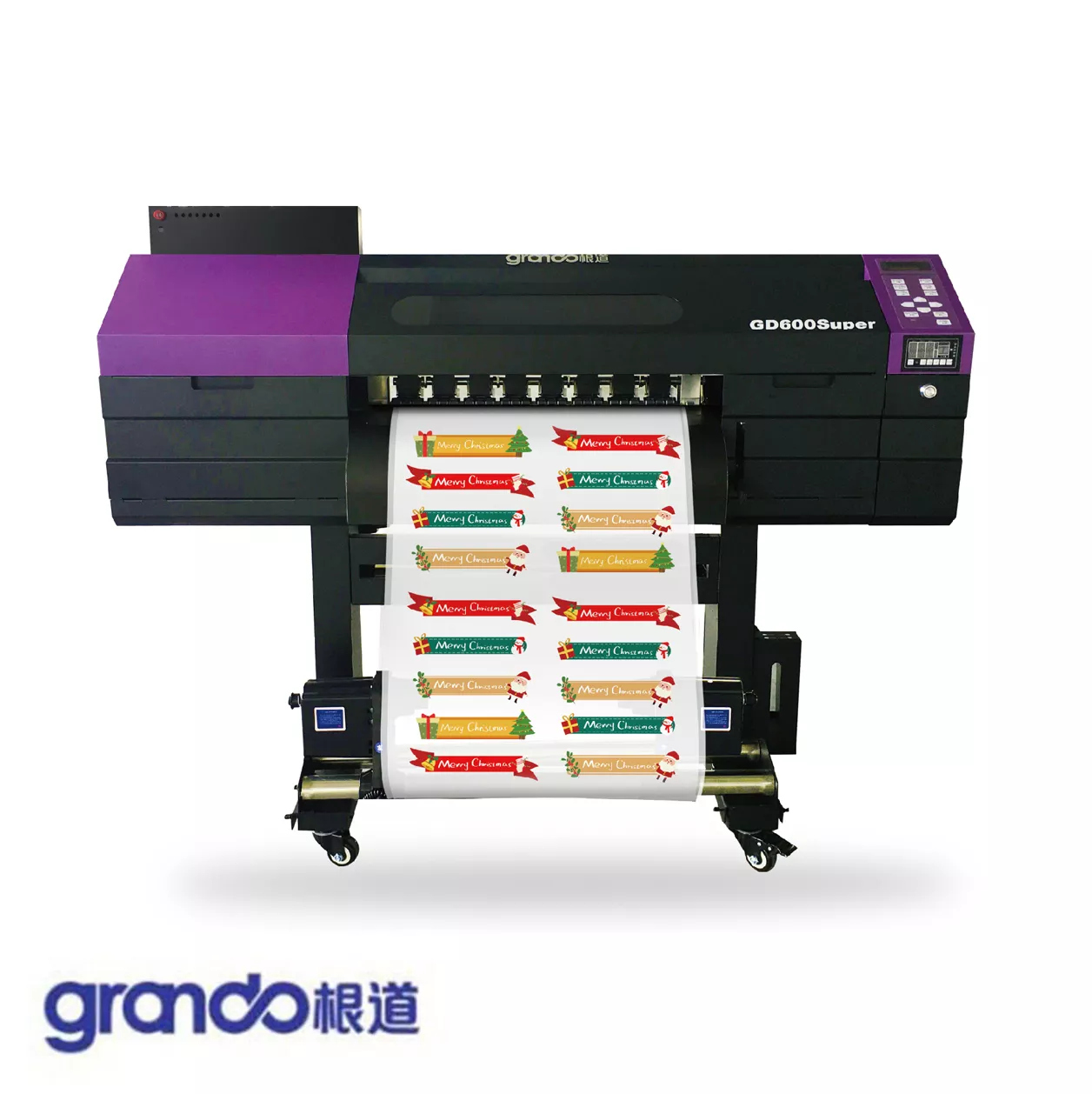 GRANDO GD-600 SUPER Dört i1600 Kafalı UV Kristalizasyon ve Yaldız Baskı Makinesi